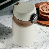 TERMOS KUBEK TERMICZNY PODRÓŻNY STALOWY 300ml BUTELKA DO WODY CIEPŁEJ MLEKA