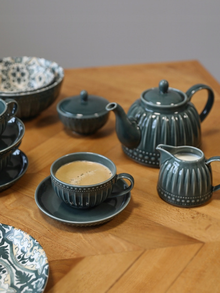 Ceramiczna CUKIERNICZKA linia MOSAIQUE OLIVE cukiernica 220ml