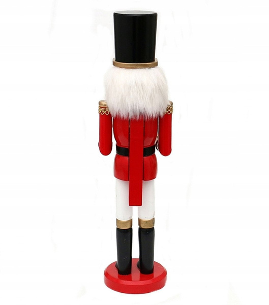 DZIADEK DO ORZECHÓW 77 cm FIGURKA DEKORACJA Z DREWNA