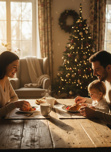 FILCOWA PODKŁADKA ŚWIĄTECZNA POD TALERZE BEŻOWA 30×40 CM DO DEKORACJI