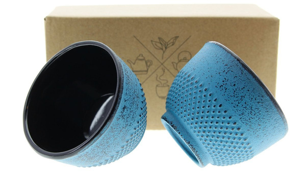 ŻELIWNE CZARKI FILIŻANKI DO HERBATY NIEPOWTARZALNE