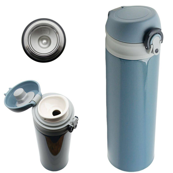 TERMOS KUBEK TERMICZNY PODRÓŻNY STALOWY 450 ml DO KAWY HERBATY WODY