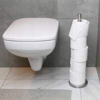 STOJAK TOALETOWY UCHWYT NA PAPIER ROLKI CHROM