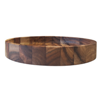 TALERZ PATERA Z DRRZEWA AKACJI DO SERWOWANIA PODAWANIA DAŃ TACA 20 x 3 cm