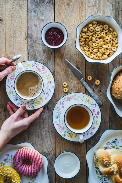 MISKA ceramiczna 16 cm PANI KWIATEK miseczka SALATERKA 500 ml