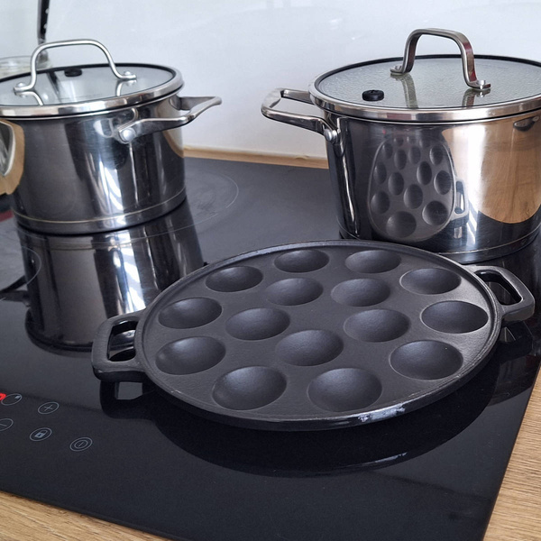 PATELNIA DO NALEŚNIKÓW MINI 15 PANCAKES ŻELIWNA