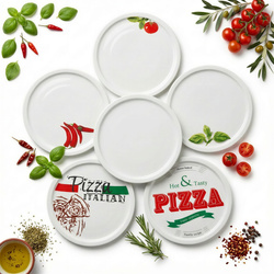 TALERZ DO PIZZY x2 TALERZE OBIADOWE PORCELANA 30cm