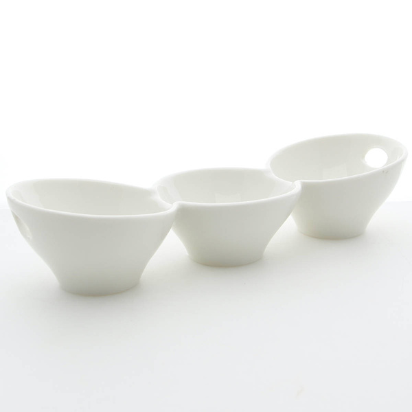 MISECZKI POJEMNIKI DO SOSU DIPÓW PORCELANOWE