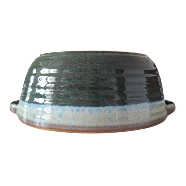 GARNEK 2L WAZA DO ZUPY NACZYNIE ŻAROODPORNE Z POKRYWKĄ DO CHLEBA 23 cm