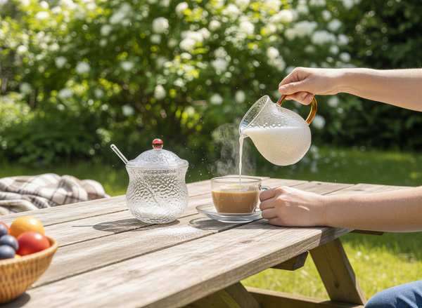 DZBANUSZEK CUKIERNICA ZESTAW CUKIERNICZKA POJEMNIK NA CUKIER MLECZNIK 250ML