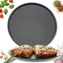 TALERZ DO PIZZY TALERZ OBIADOWY CZARNY 28 CM