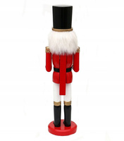 DZIADEK DO ORZECHÓW 77 cm FIGURKA DEKORACJA Z DREWNA