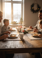 FILCOWA PODKŁADKA ŚWIĄTECZNA POD TALERZE BEŻOWA 30×40 CM DO DEKORACJI