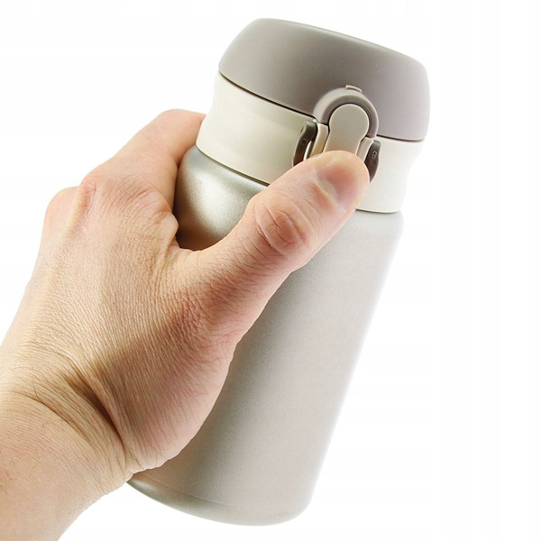 KUBEK TERMICZNY PODRÓŻNY TERMOS STALOWY 300ml