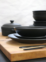 TALERZ MISKA DO ZUPY 20 cm BLACK LONDON