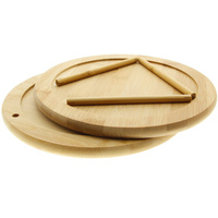 PATERA OBROTOWA BAMBUSOWA TALERZ DO SERWOWANIA