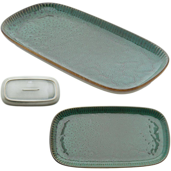 PÓŁMISEK SALATERKA PATERA TALERZ SAŁATKOWY PROSTOKĄTNY CERAMICZNY 30 cm