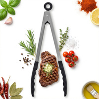 SZCZYPCE SILIKONOWE KUCHENNE 35 CM DO PRZEWRACANIA MIĘSA I GRILLA