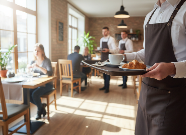 TACA KUCHENNA KELNERSKA ANTYPOŚLIZGOWA BRĄZOWA PROSTOKĄTNA 45,5×35,5×2 cm