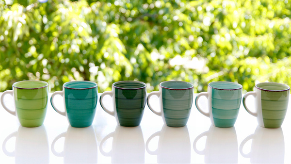 KUBKI CERAMICZNE KUBEK DO KAWY HERBATY ZESTAW 6