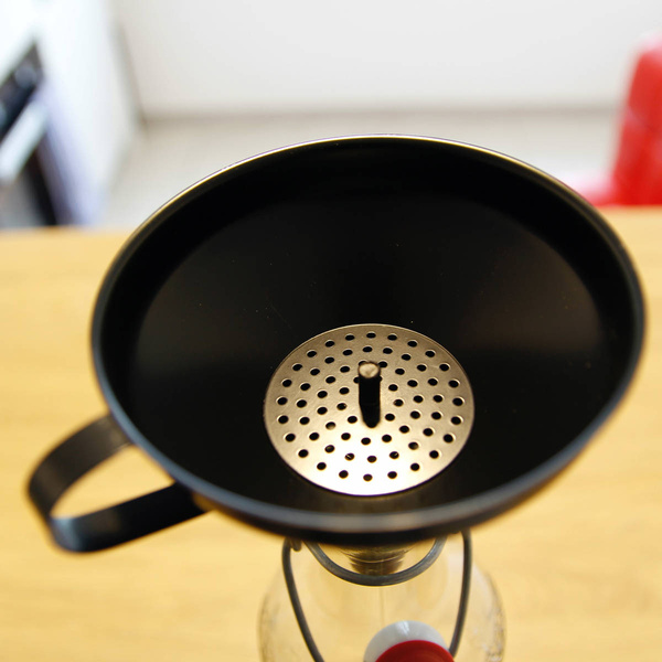 LEJEK KUCHENNY STALOWY DO SŁOIKÓW BUTELEK + SITKO