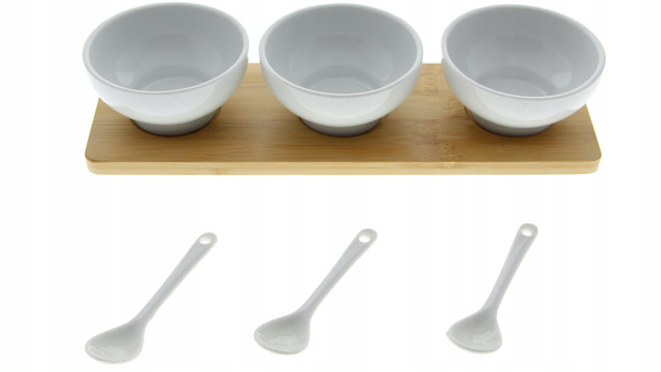 SOSJERKI POJEMNIKI DO SOSU DIPÓW 3 szt ZESTAW