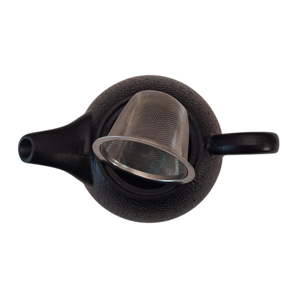 ZAPARZACZ 0.4L FILIŻANKA ŻELIWNA IMBRYK Z SITKIEM DO PARZENIA HERBATY ZIÓŁ