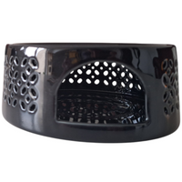 PODGRZEWACZ CERAMICZNY DO DZBNAKA CZAJNIKA NA ŚWIECZKĘ TEA LIGHT CZARNY