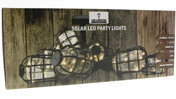 LAMPKI SOLARNE LED ZEWNĘTRZNE OGRODOWE ŁAŃCUCH