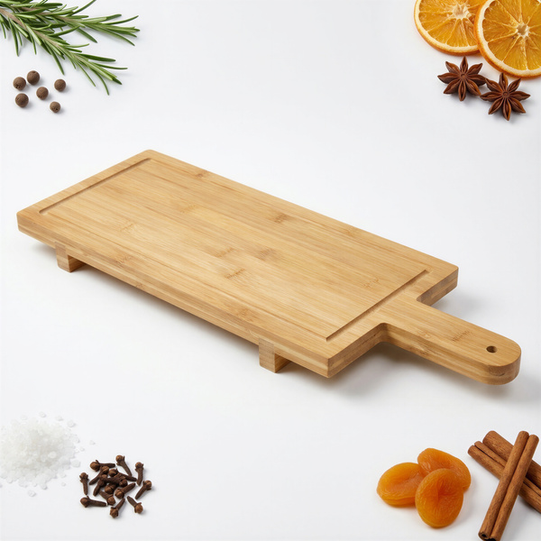 TALERZ DREWNIANY BAMBUSOWY PATERA DO SERWOWANIA