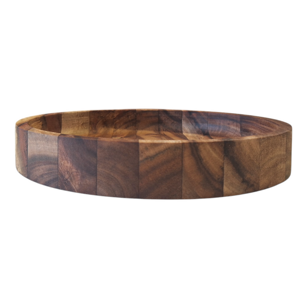 TALERZ PATERA Z DRRZEWA AKACJI DO SERWOWANIA PODAWANIA DAŃ TACA 16 x 3 cm