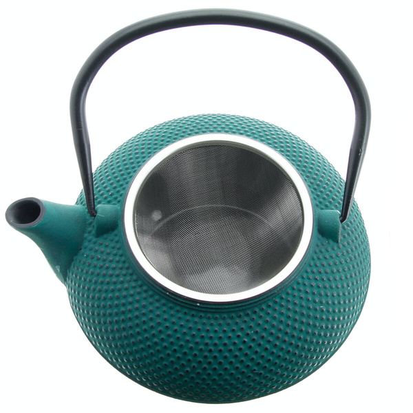 IMBRYK ZAPARZACZ ŻELIWNY Z SITKIEM DO ZIÓŁ HERBATY CZAJNIK 1.5 L ŻELIWO