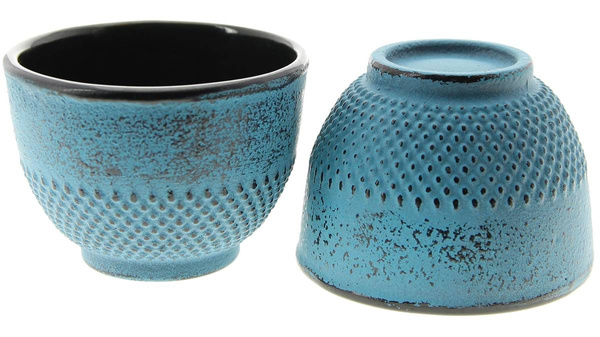 ŻELIWNE CZARKI FILIŻANKI DO HERBATY NIEPOWTARZALNE