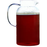 DZBANEK SZKLANY KARAFKA 1.8L NA WODĘ SOK HERBATĘ KAWE HOT 22,7 cm