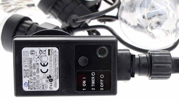 LAMPKI OGRODOWE ŻARÓWKI ŁAŃCUCH LED GIRLANDA 230V