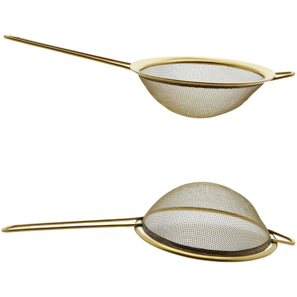 SITKO CEDZAK KUCHENNY STAL NIERDZEWNA ZŁOTY