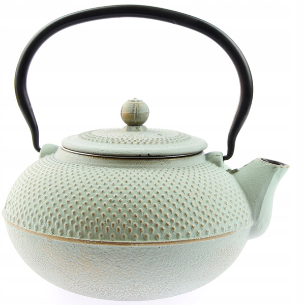 CZAJNIK 1,5L ŻELIWNY 4x CZARKI PODKŁADKA ZESTAW