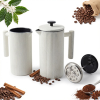 ZAPARZACZ ŻELIWNY TŁOKOWY  STALOWE SITKO DO HERBATY KAWY ZIÓŁ DZBANEK 0.8L