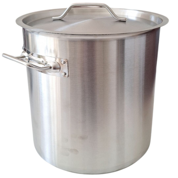 GARNEK STAL NIERDZEWNA 30,5 cm GAR 22L DO GASTRO Z POKRYWKA METALOWA