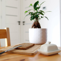 MASELNICZKA MINI POJEMNIK NA MASŁO PORCELANOWA