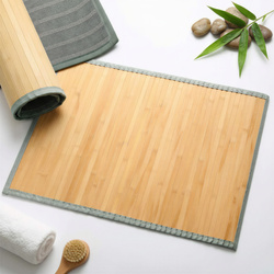 BAMBUSOWA MATA ŁAZIENKOWA DYWANIK DREWNIANY