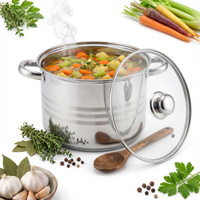 GARNEK STAL NIERDZEWNA 28 cm GAR 12,5L DO GASTRO Z POKRYWKA METALOWA