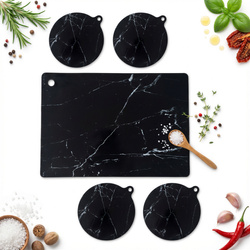 MATA SILIKONOWA MATY PODKŁADKA DO KUCHENKI INDUKCYJNEJ  ZESTAW 5 SZTUK