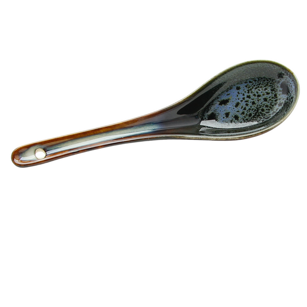 ŁYŻKA CERAMICZNA DO ZUPY RAMEN RAMENU 15 ml. ŁYŻKA OBIADOWA 16,5 CM