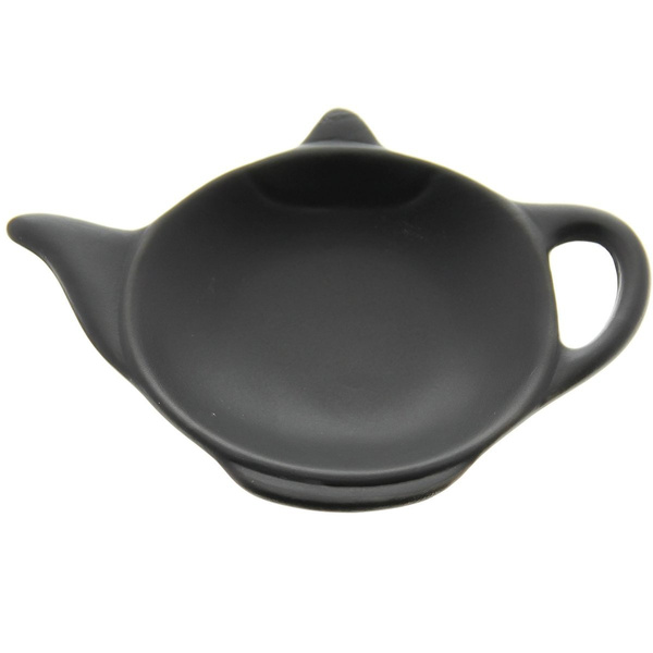 PODSTAWKA SPODEK NA TOREBKĘ HERBATY 4x PORCELANOWY