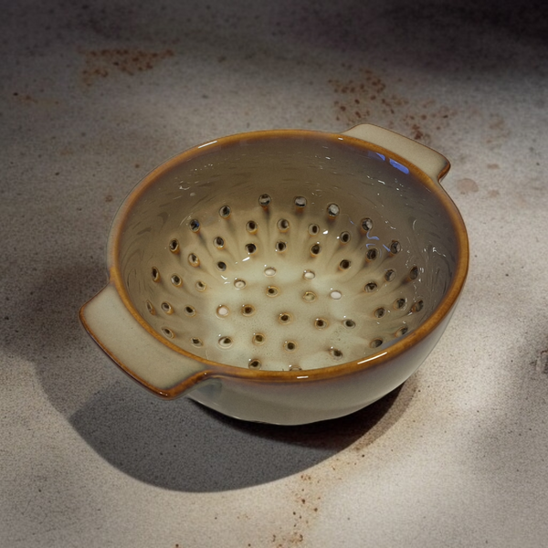 DURSZLAK CEDZAK CERAMICZNY DO MYCIA WARZYW OWOCÓW I MAKARONU Ø 20 cm