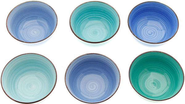 MISKI TALERZE DO ZUPY OBIADOWE ZESTAW DLA 6 OSÓB MISECZKA 500ML