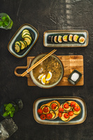 MISECZKA DO SOSU DIPÓW SOSJERKA 30mlPOJEMNIK PROSTOKĄTNA CERAMICZNA OMBRES