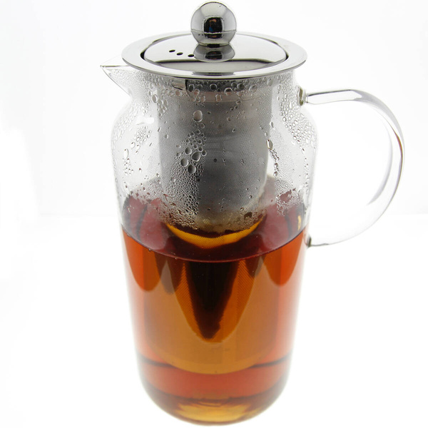 DZBANEK SZKLANY ZAPARZACZ DO HERBATY Z FILTREM