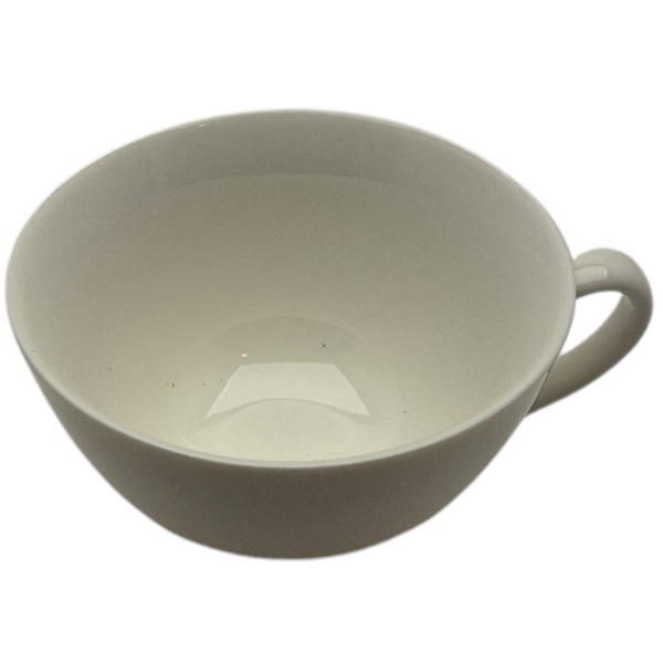 FILIŻANKA CERAMICZNA BIAŁA 260ml ZE SPODKIEM AŻUROWYM DO KAWY HERBATY